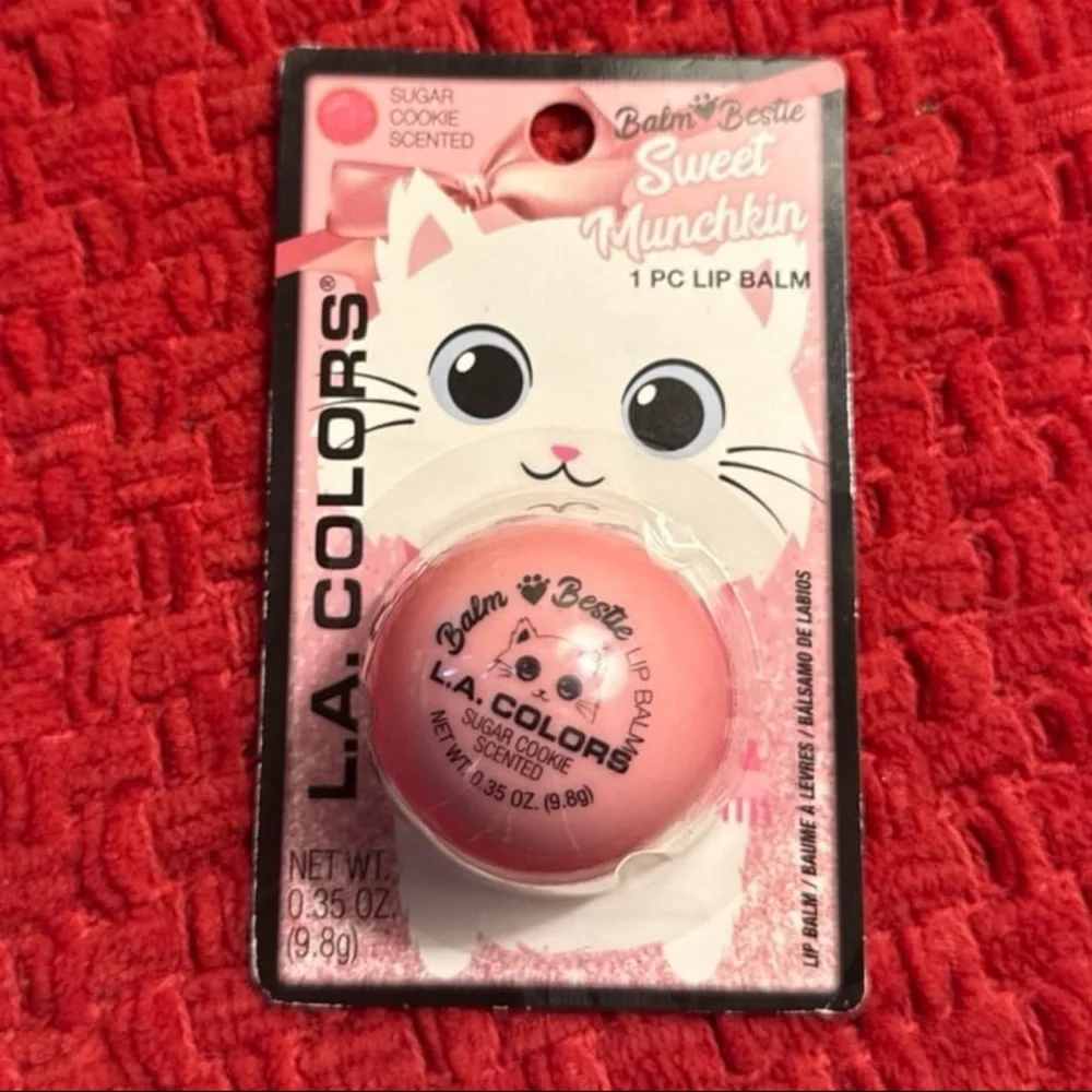 🐱🐱 L.A. COLORS Balm Bestie Sweet Munchkin Sugar Cookie Scented Lip Balm 🐱🐱